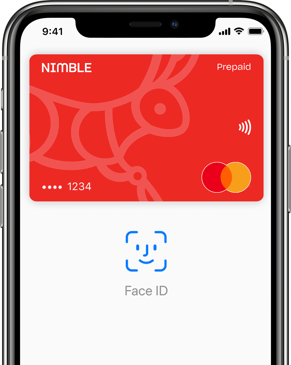 nimble credit card on device